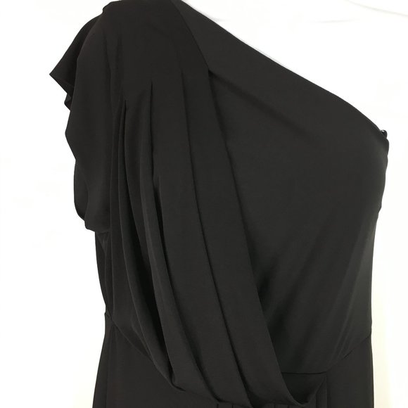 BCBGeneration Women's One Shoulder Drape Dress - Picture 4 of 10